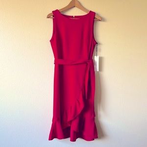 Calvin Klein NWT red dress. Size 10.